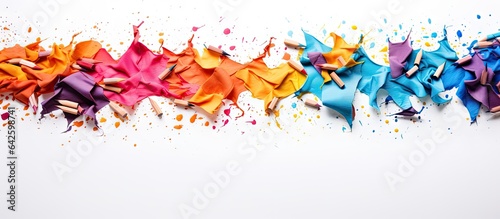 Colored pencils and shaving...