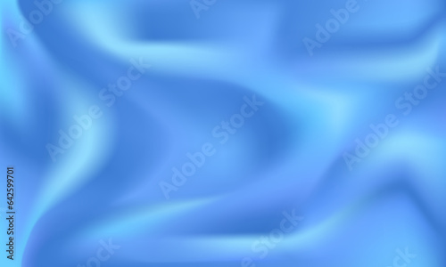 Abstract background with blurred bright blue gradient. Vibrant fluid cyan empty wallpaper. Template of empty modern digital backdrop, web banner with smooth pattern