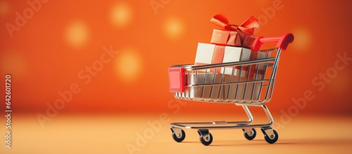 Mini shopping carts with pa...