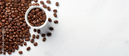 Robusta Coffee Beans in a White Bowl