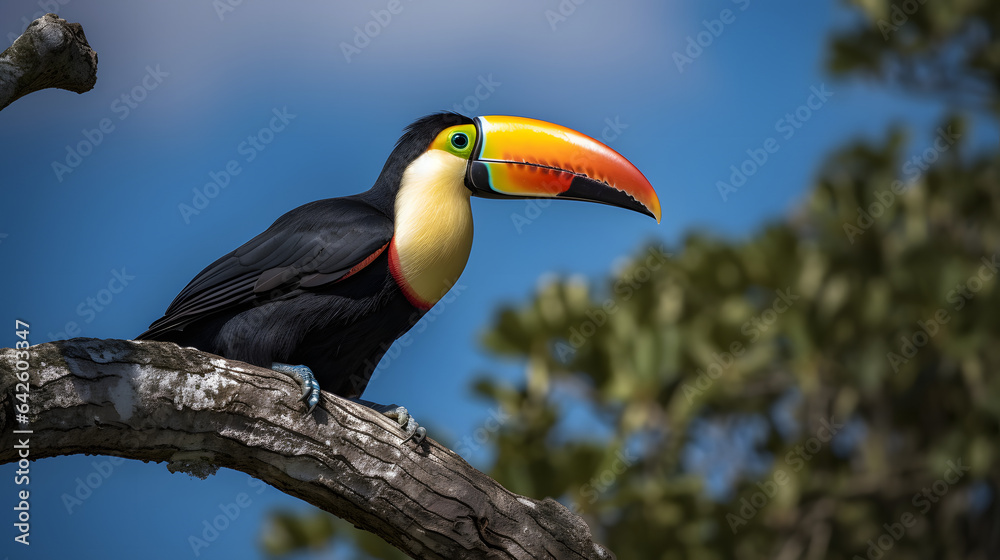 Naklejka premium Beautiful realistic animal