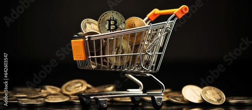 Shopping concept with mini ...