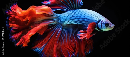 Siamese fighting fish in vi...