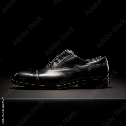Trendy Shoe Footwear Photorealistic Square Illustration. Stylish footgear Ai Generated Trendy Illustration with Comfortable Casual Shoe Footwear. © Vector Juice