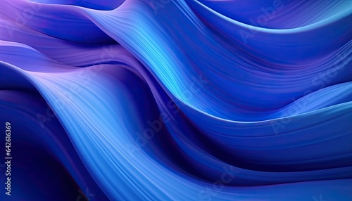 Abstract ultramarine color wave background.