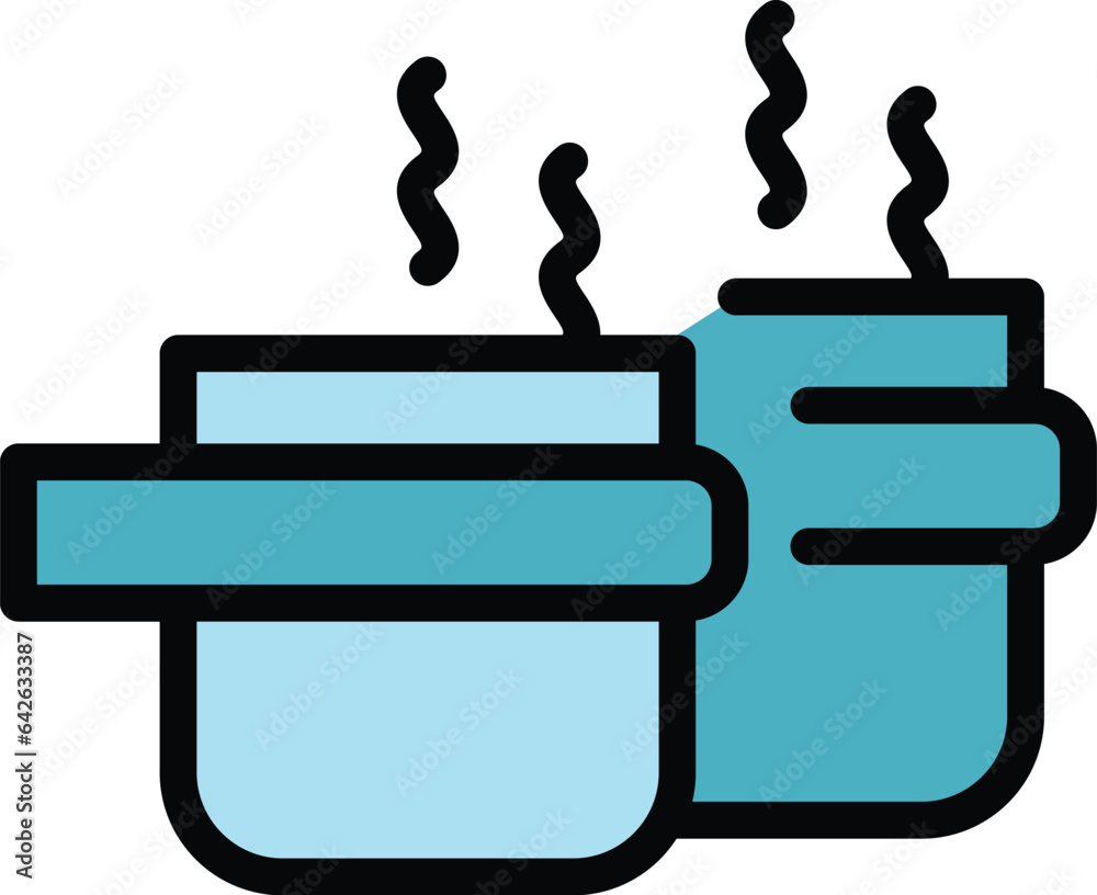 Smoking candles icon outline vector. Natural making. Basement propolis color flat Smoking candles icon outline vector. Natural making. Basement propolis color flat