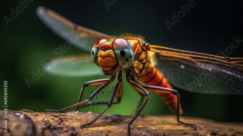 Dragonfly macro photography beautiful stunning high quality image Ai generated art © Biplob