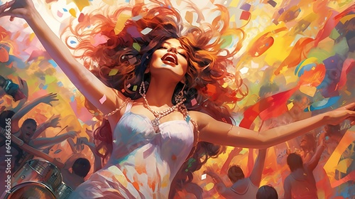Woman at Festival 