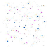 Vector colorful stars background, vector illustrartion