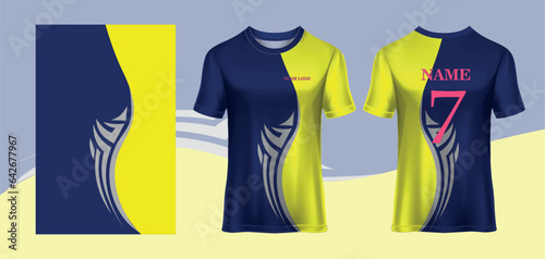 Sports wear jersey editable 