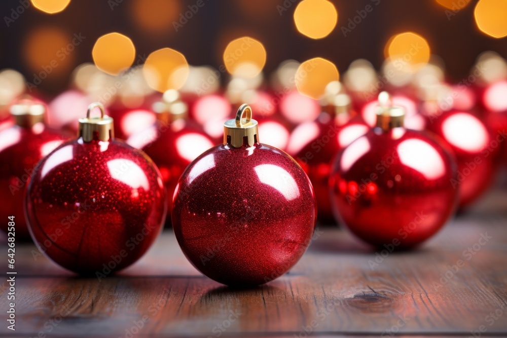 Christmas balls as the main symbol of the New Year holidays. Merry christmas and happy new year concept Christmas balls as the main symbol of the New Year holidays. Merry christmas and happy new year concept