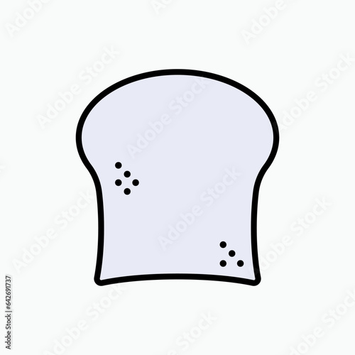 Bread Icon. Food, Meal. Feed Symbol.