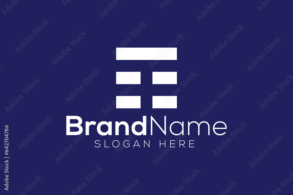 Minimal and Professional letter T E vector logo design Minimal and Professional letter T E vector logo design