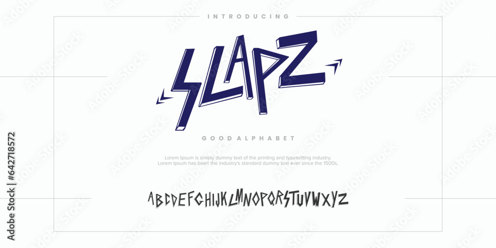 Modern abstract digital alphabet font. Minimal technology typography, Creative urban sport fashion futuristic font and with numbers. vector illustration Modern abstract digital alphabet font. Minimal technology typography, Creative urban sport fashion futuristic font and with numbers. vector illustration