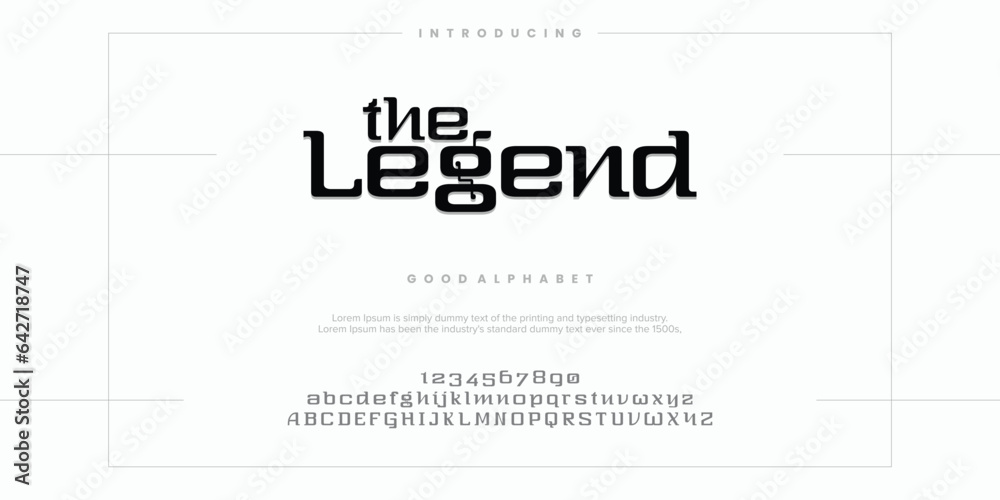 Abstract Fashion font alphabet. Minimal modern urban fonts for logo, brand etc. Typography typeface uppercase lowercase and number. vector illustration Abstract Fashion font alphabet. Minimal modern urban fonts for logo, brand etc. Typography typeface uppercase lowercase and number. vector illustration