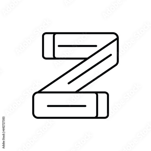 Scarf icon. outline icon