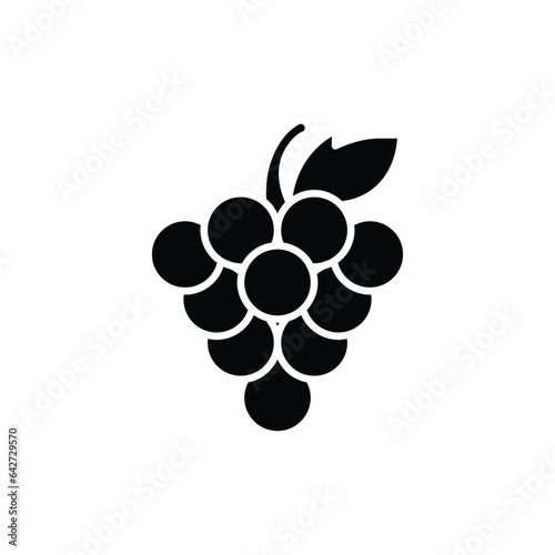 grape icon. solid icon