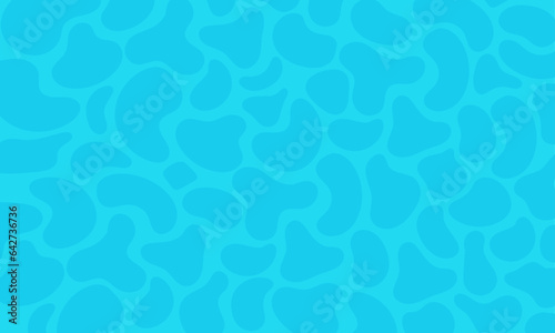 Vector seamless pattern of water texture shiny waves in pool sea or ocean