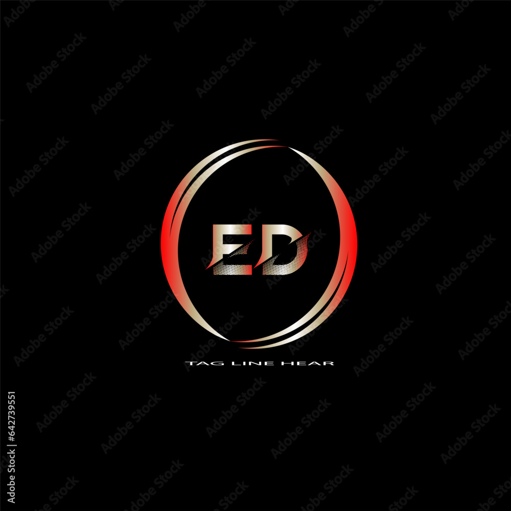 creative letter logo. gradient logo design with black background for your company. creative letter logo. gradient logo design with black background for your company.