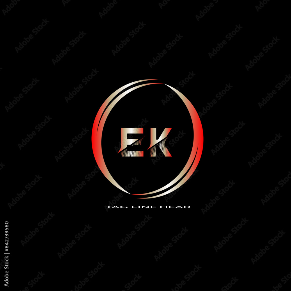 creative letter logo. gradient logo design with black background for your company. creative letter logo. gradient logo design with black background for your company.