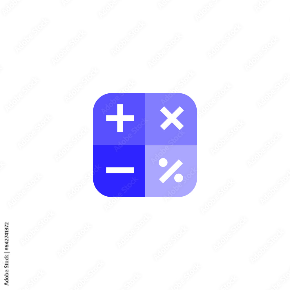 Obraz premium calculator icon vector design templates