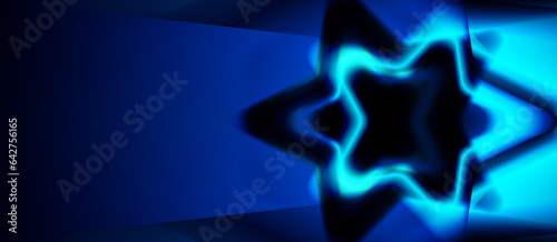 
Abstract speed movement blue star technology communicate background, vector illustration

