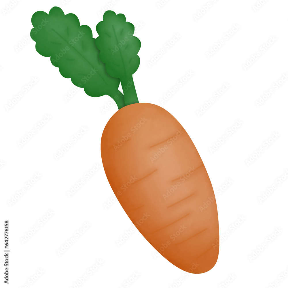 Hand drawn cartoon carrot, Cartoon vegetable carrot illustration Hand drawn cartoon carrot, Cartoon vegetable carrot illustration
