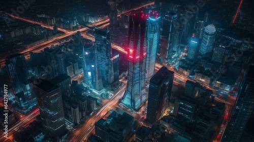 Night Lights Over Urban Skylines: Captivating Cityscapes from Bangkok to Tokyo, generative AI