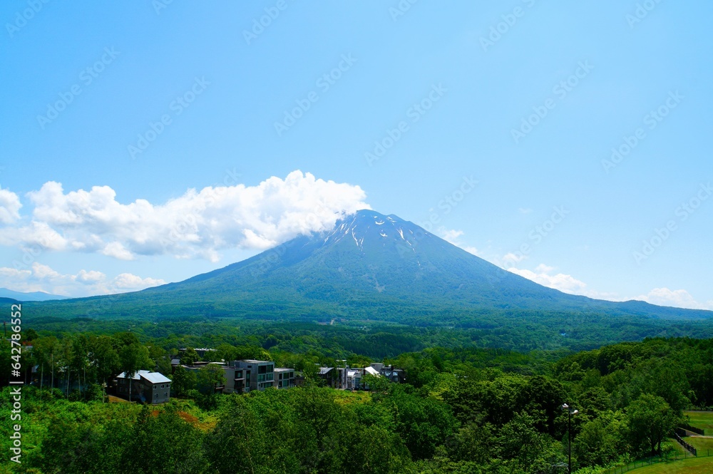 Landscape of Mount Yotei, Hokkaido, Japan