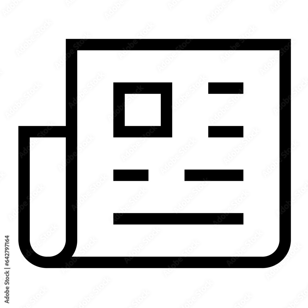 news illustration of icons for the user interface news illustration of icons for the user interface