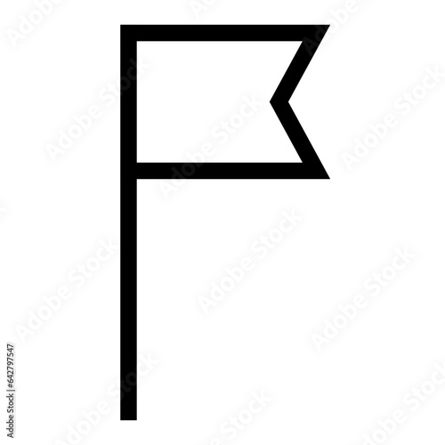 flag illustration of icons for the user interface