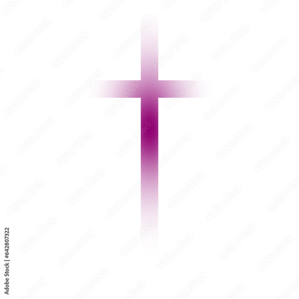 Religion concept illustration. Cross shape