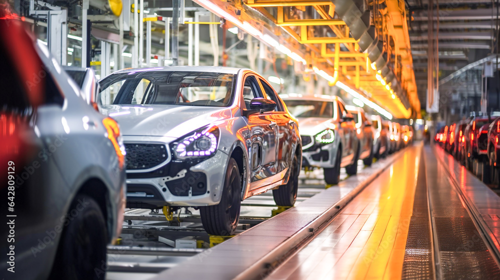 車の製造ライン 車の製造ライン