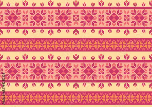 abstract ethnic seamless pattern geometric shape background templates for wallpaper, clothing, carpet, wrapping, fabric, textile