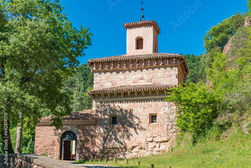 The Monastery of San Millan de Suso in San Millan de la Cogolla, La Rioja, Spain - A UNESCO World Heritage Site