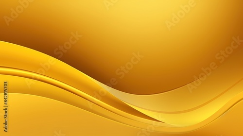 Yellow abstract background with waves