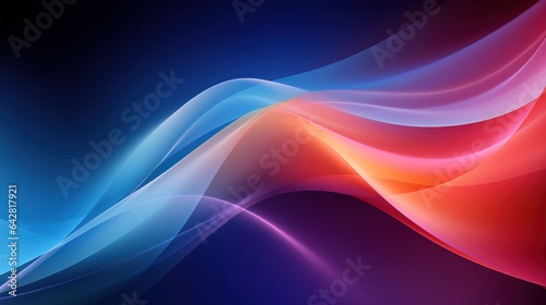 abstract colorful wave background