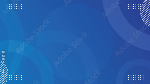 Abstract blue background with Circular shapes