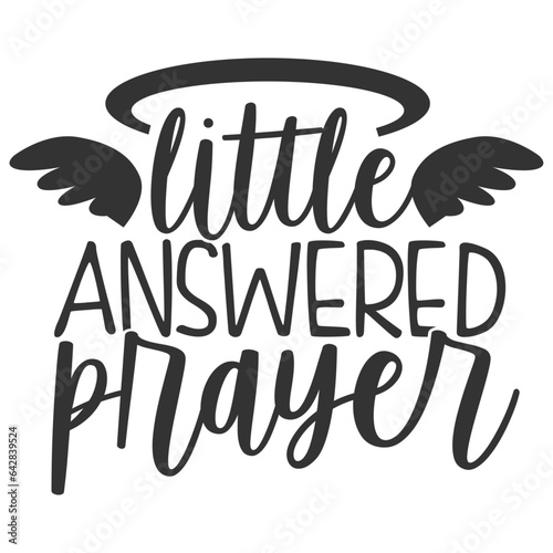 Little Answered Prayer - Cute Baby Illustration