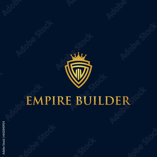 shield empire builder design logo
