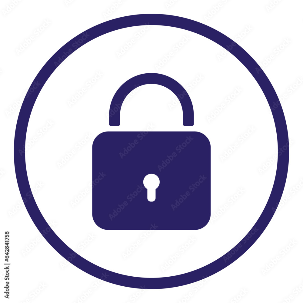 Security padlock icon Security padlock icon