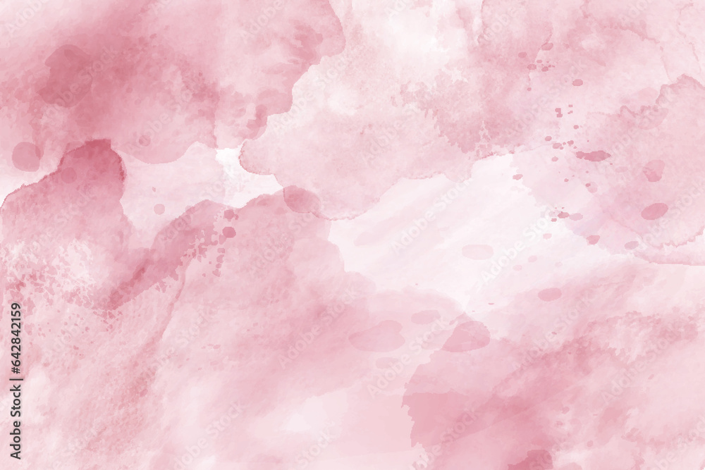 Fototapeta premium hand painted pastel pink watercolor abstract background