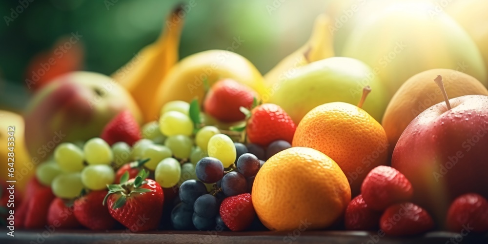Juicy and ripe fruits. Fresh fruits assorted fruits colorful background. Vitamins natural nutrition concept. Selective focus. Juicy and ripe fruits. Fresh fruits assorted fruits colorful background. Vitamins natural nutrition concept. Selective focus.