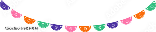 Decorative pennant garland
