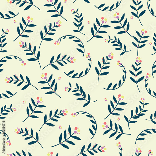 vector flower beautiful seamless pattern for decoration, wallpaper, fabric, wrapping, background, display, etc.