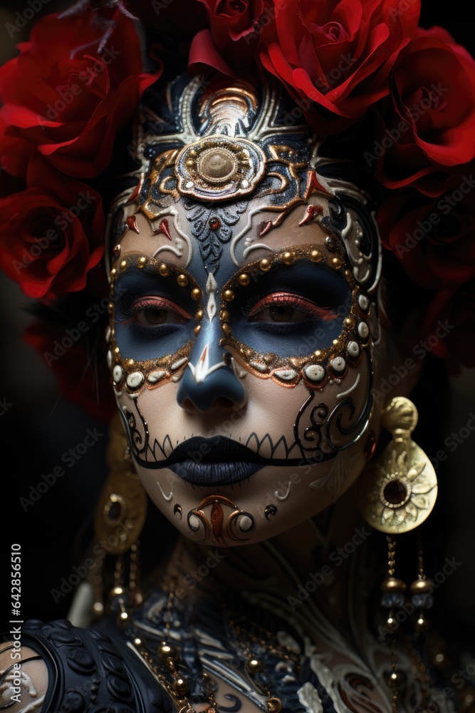 Graceful Katrina: A Portrait in Dia de los Muertos Tradition Graceful Katrina: A Portrait in Dia de los Muertos Tradition