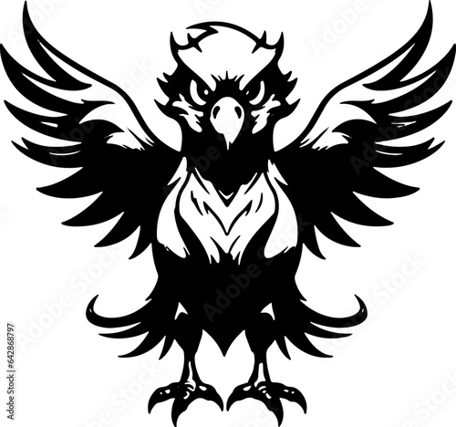 Wallpaper Mural Vectorized Raven Torontodigital.ca