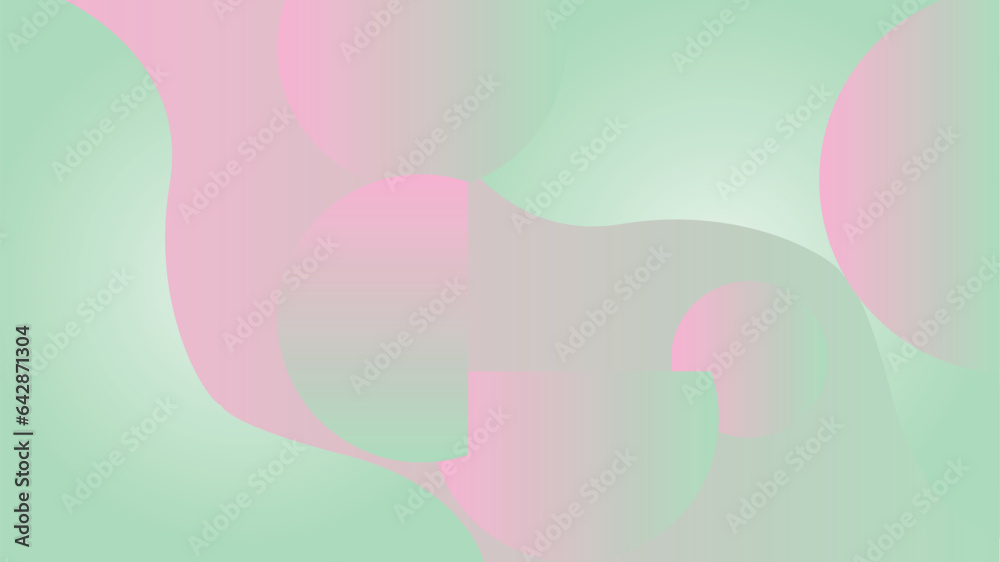 Abstract pastel color gradient background. Minimal geometric shape background abstract design.