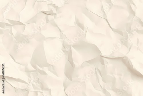 Recycle brown paper crumpled texture  Old paper surface for background. plain white background