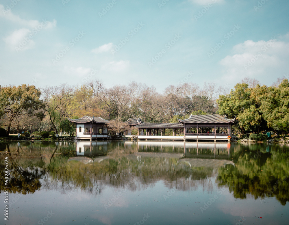 Obraz premium house on the river